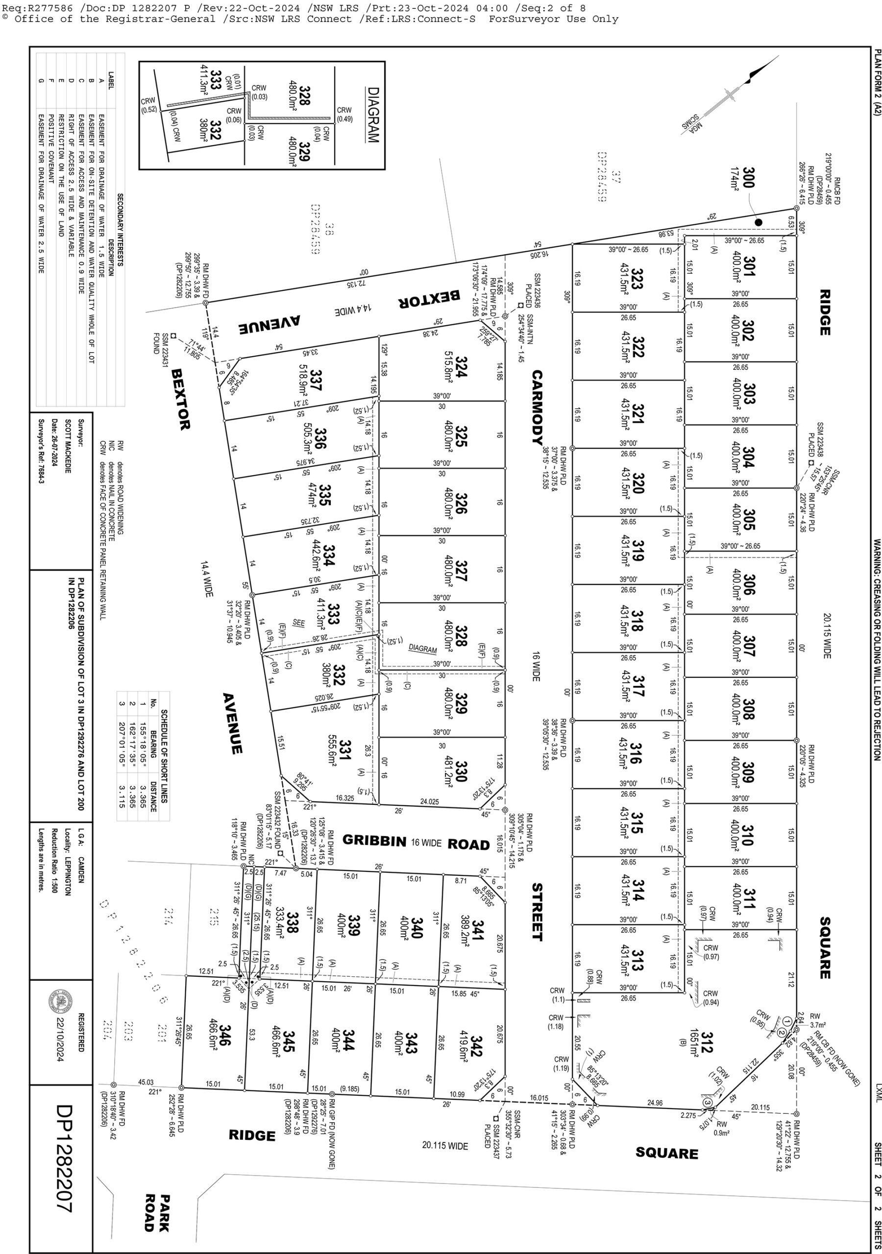 Deposited Plan