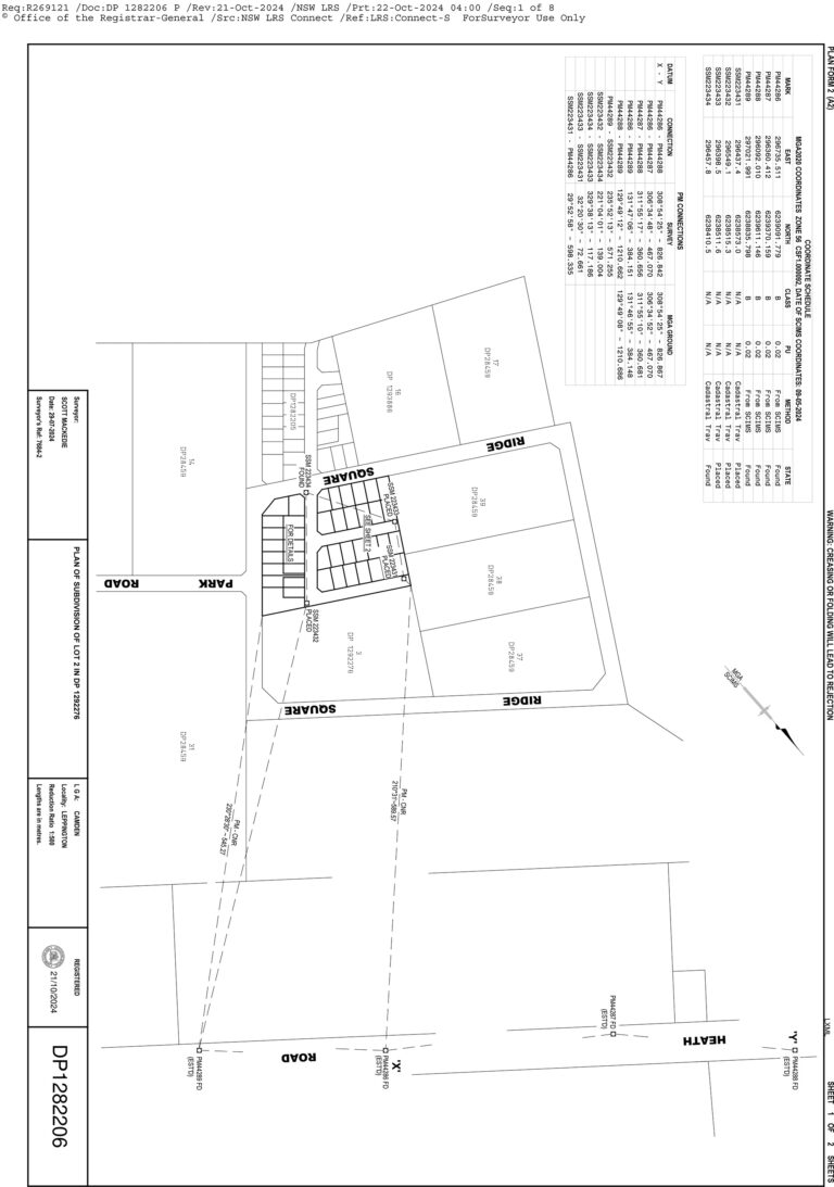 Deposited Plan