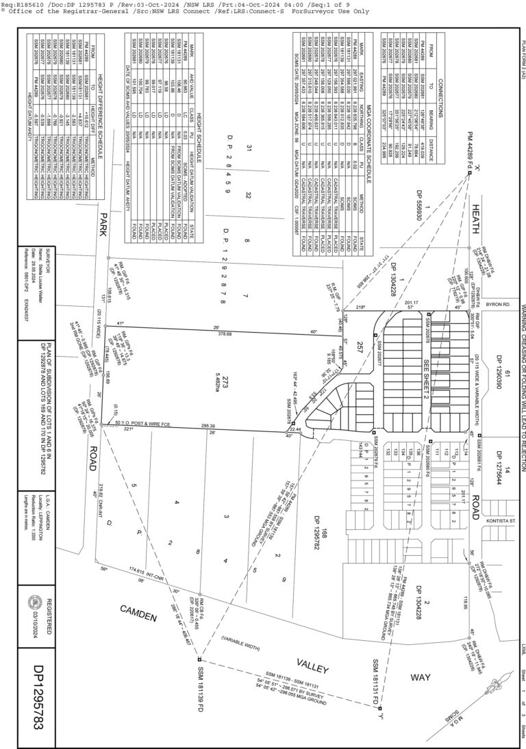 Deposited Plan