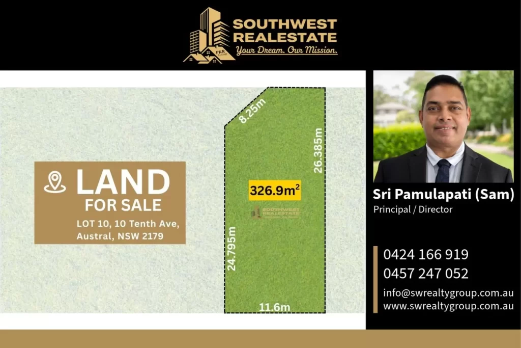 Residential land for sale Lot 10, 10 Tenth Avenue, Austral NSW