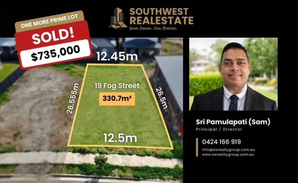 Recently Sold Residential Land at 19 Fog Street, Austral NSW 2179 by South West Realty Group