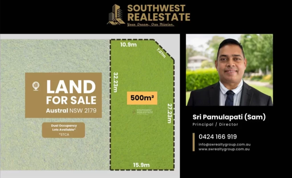 Recently Sold Residential Land at Lot 1, 295–305 Sixth Avenue, Austral NSW 2179 by South West Realty Group