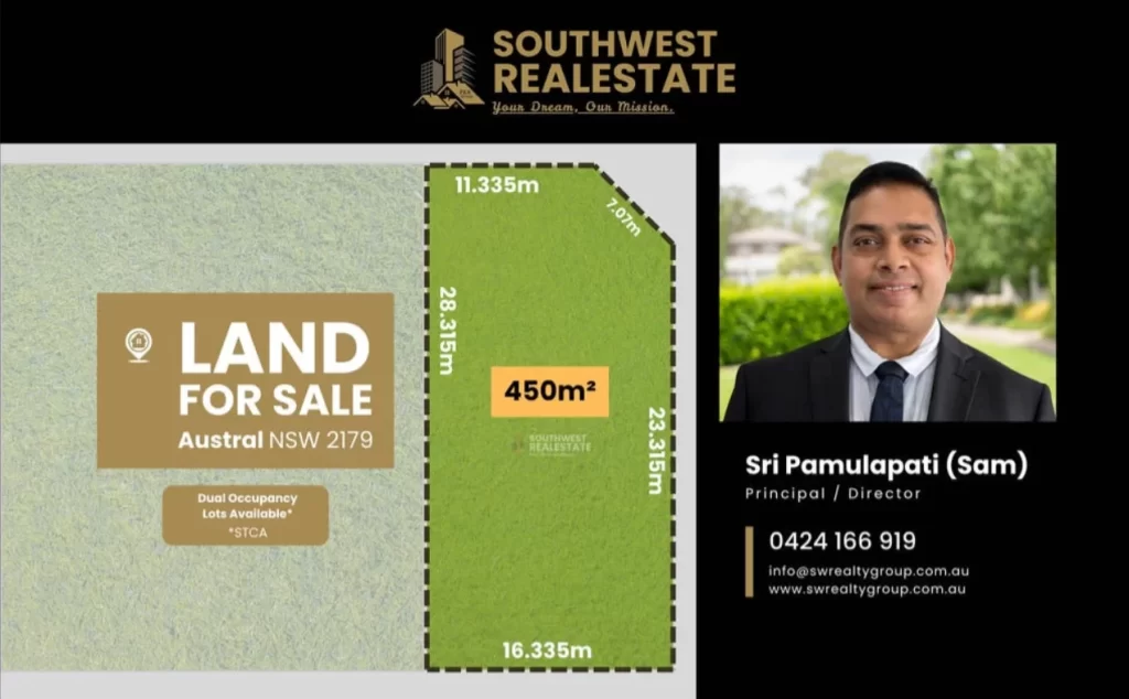 Recently Sold Residential Land at Lot 31, 295–305 Sixth Avenue, Austral NSW 2179 by South West Realty Group